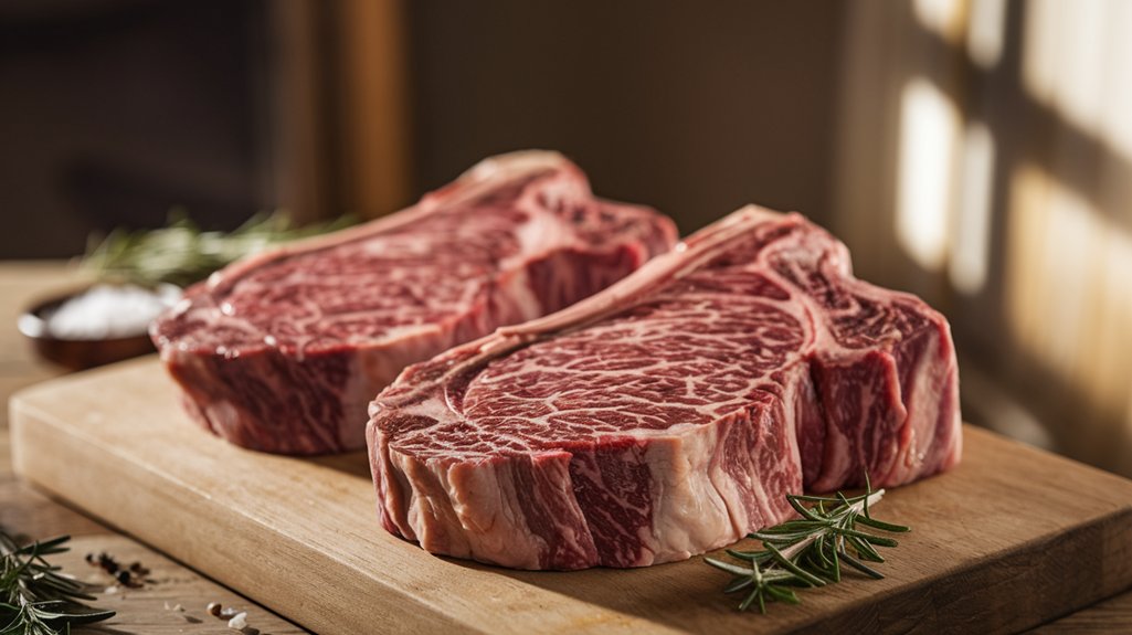 steaks at room temperature