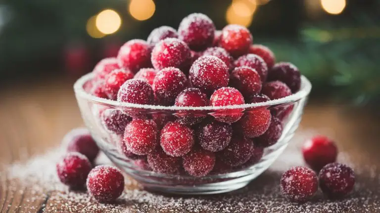 sweetened festive cranberries treat