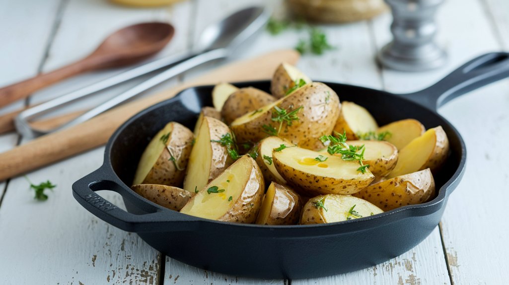 temporarily set aside potatoes