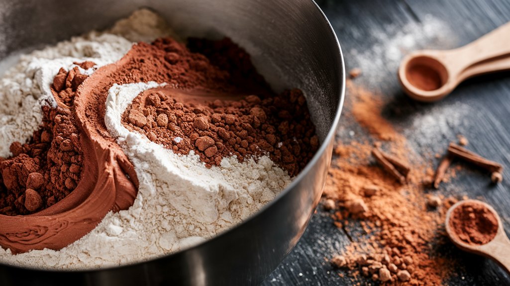 thoroughly combine dry ingredients