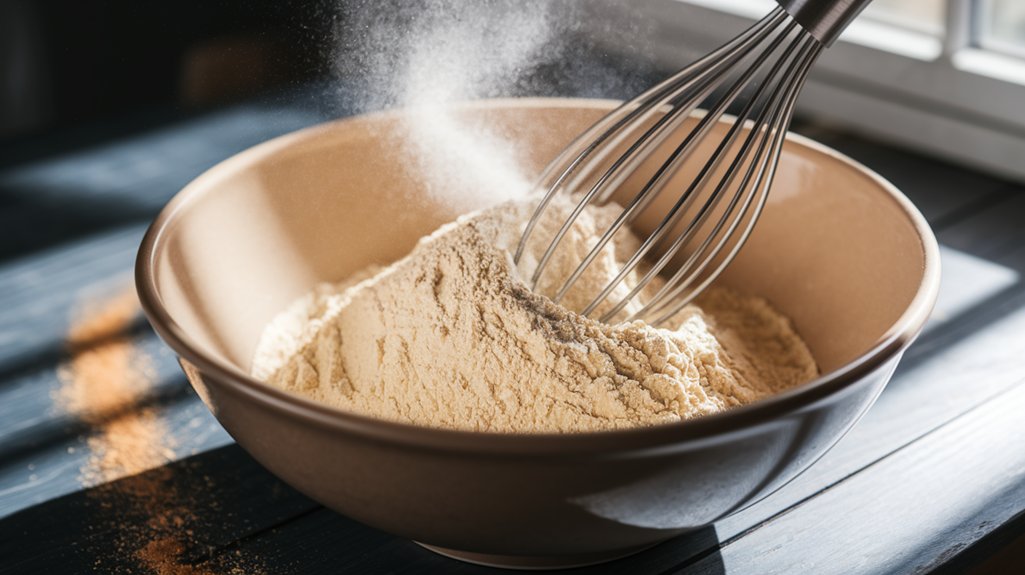 thoroughly combine dry ingredients