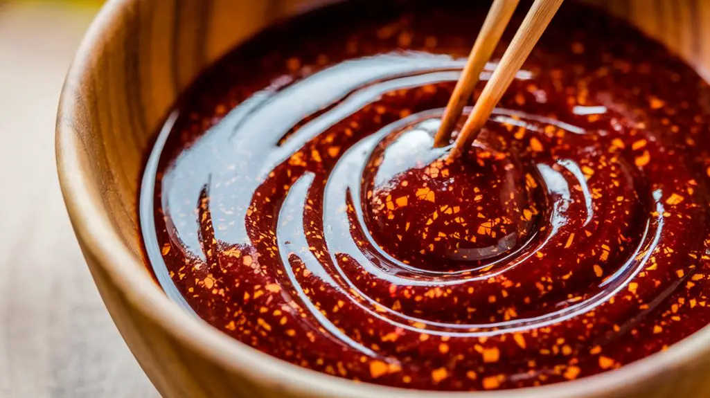 thoroughly mix sauce ingredients