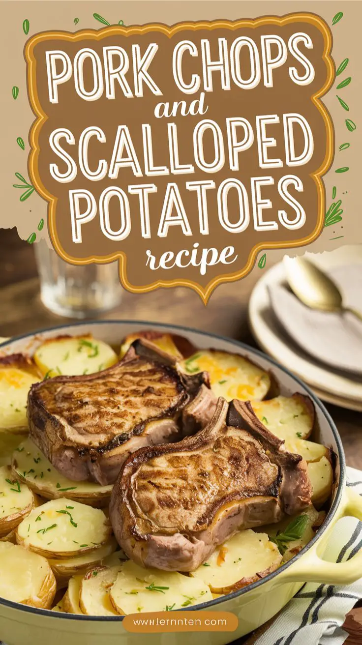 Pork Chops and Scalloped Potatoes 1