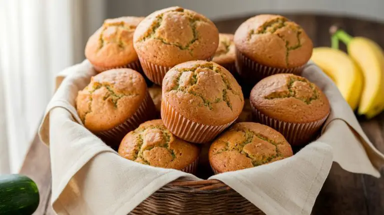 banana zucchini bread muffins