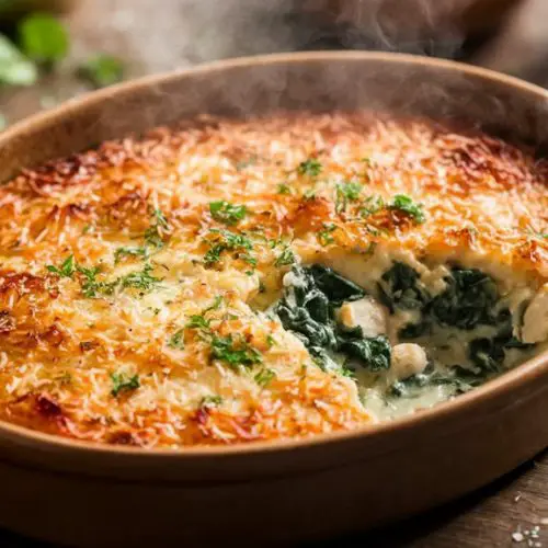 chicken and spinach bake