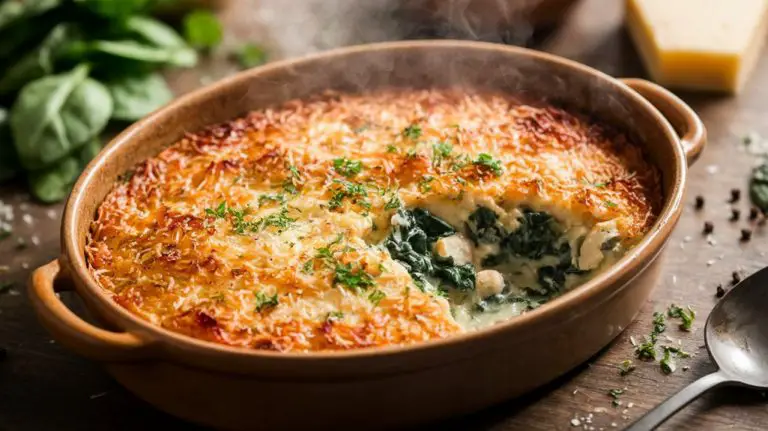 chicken and spinach bake