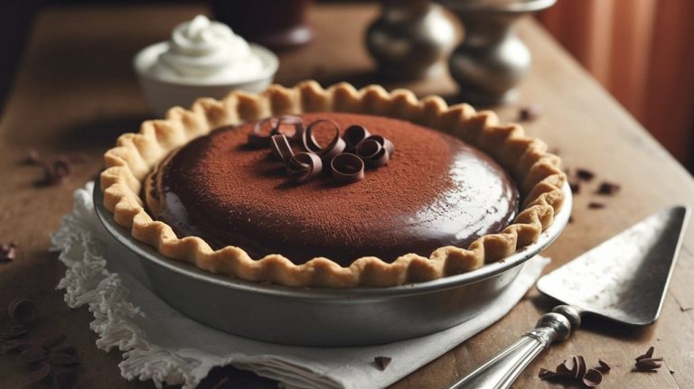 classic dessert chocolate pie