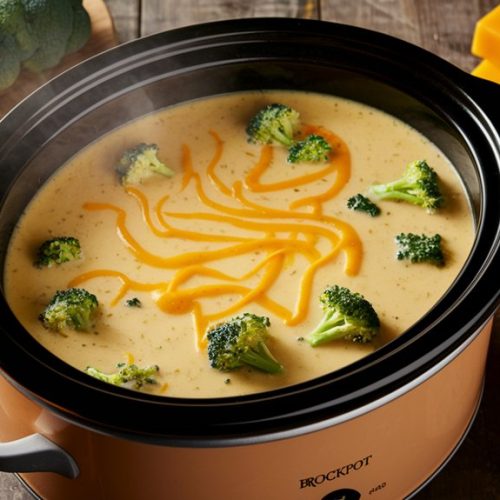 creamy broccoli cheese soup