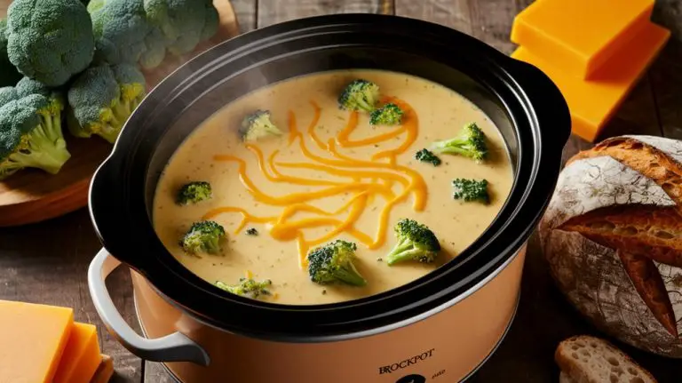 creamy broccoli cheese soup