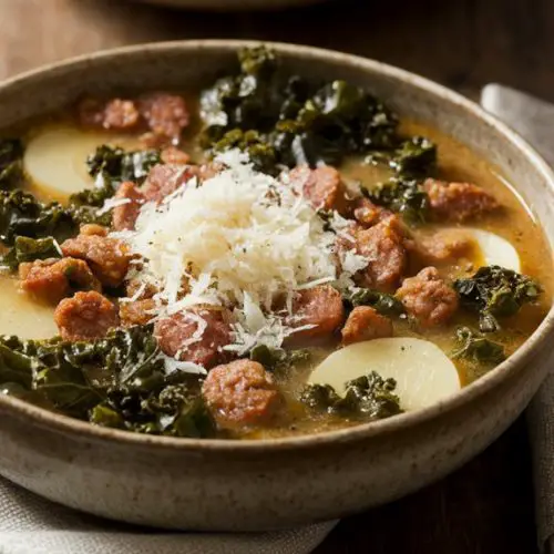 creamy sausage potato soup