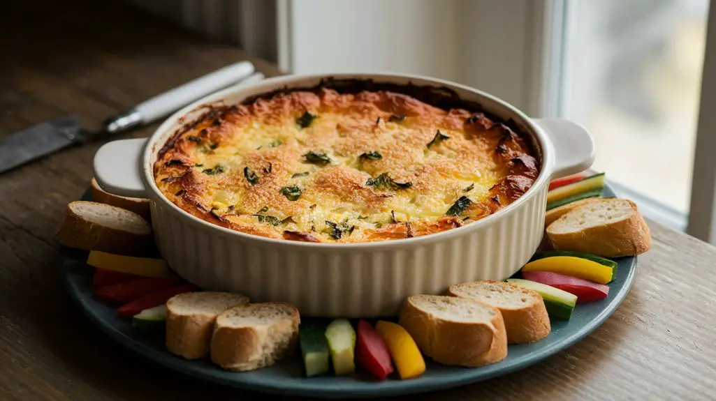 creamy spinach artichoke dip