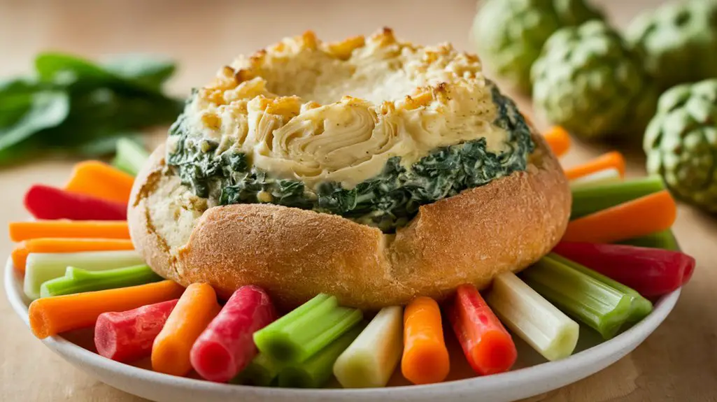 creamy spinach artichoke dip