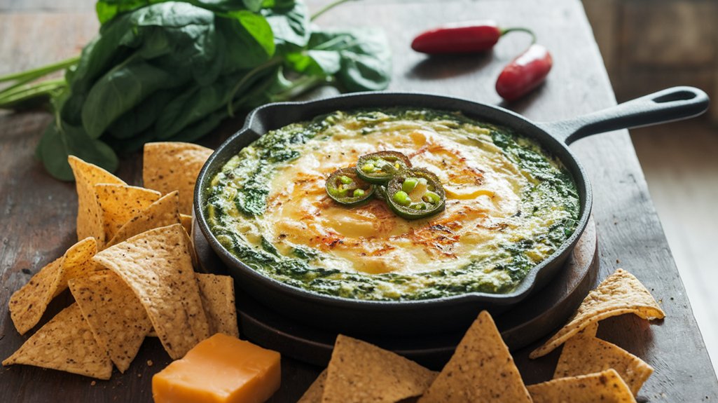 creamy spinach cheese dip