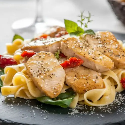 creamy tuscan chicken pasta