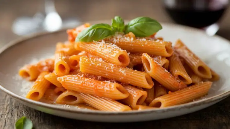 creamy vodka sauce pasta