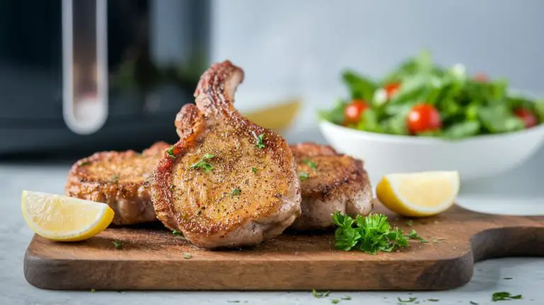 crispy air fried pork chops
