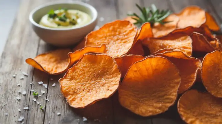 crispy flavorful sweet potato snack