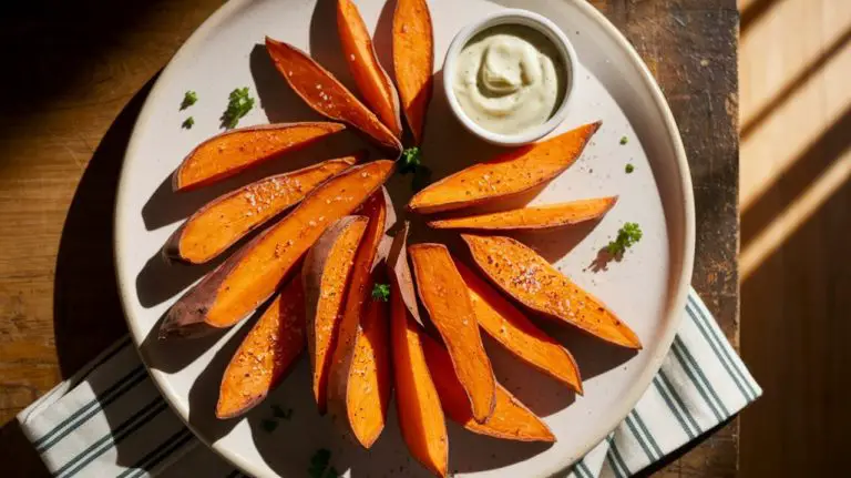 crispy flavorful sweet potato wedges