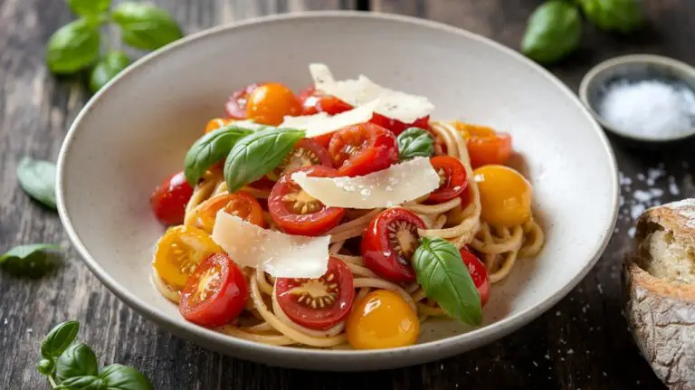 delicious cherry tomato pasta