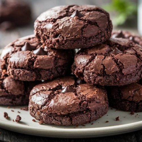delicious chocolate brownie cookies