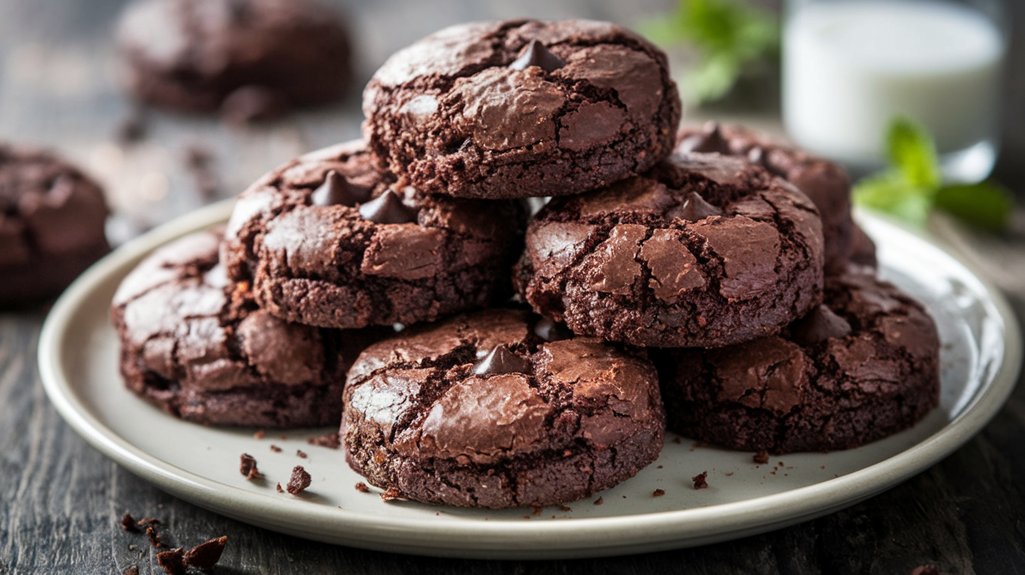 delicious chocolate brownie cookies