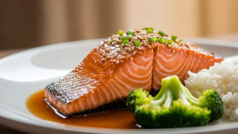 delicious grilled salmon dish