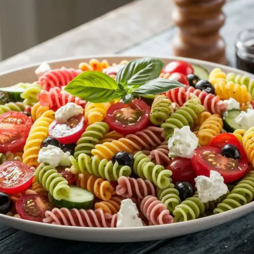 delicious mediterranean pasta dish