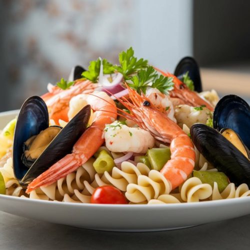 delicious seafood pasta dish