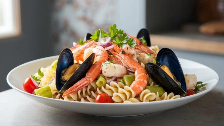 delicious seafood pasta dish