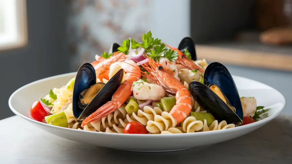 delicious seafood pasta dish