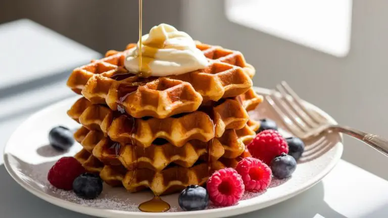 delicious sweet potato waffles
