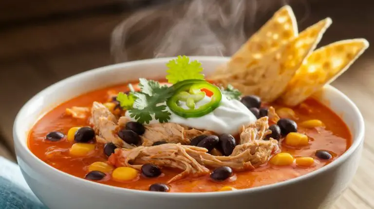 hearty chicken enchilada soup