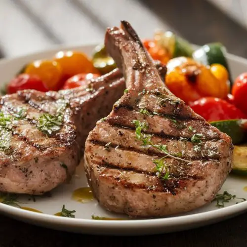 juicy grilled pork chops