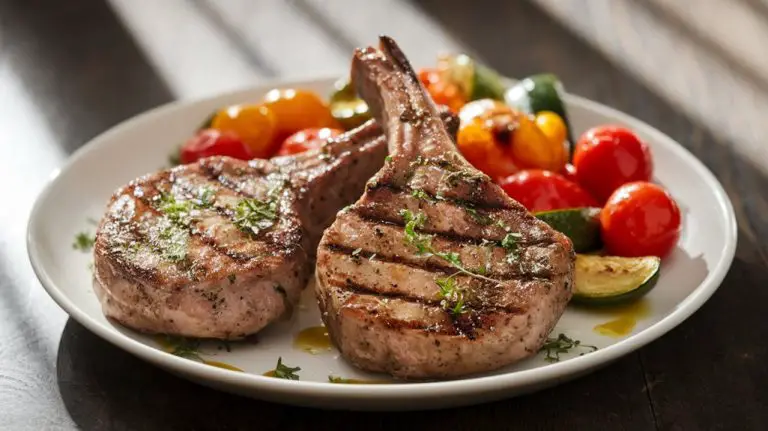 juicy grilled pork chops