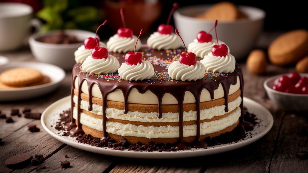 layered frozen dessert treat