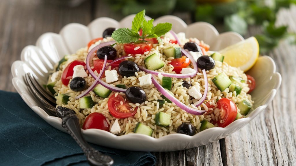 mediterranean orzo pasta dish