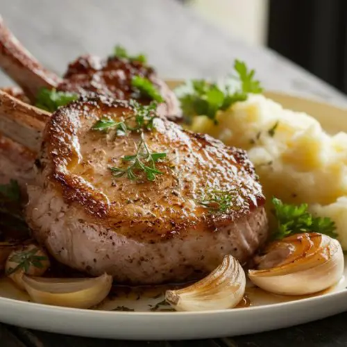 oven cooked seasoned pork chops