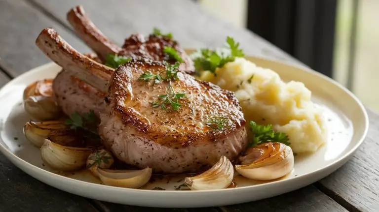 oven cooked seasoned pork chops