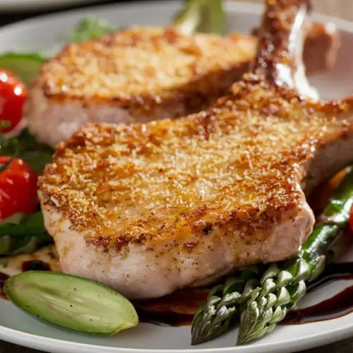 parmesan crusted pork chops