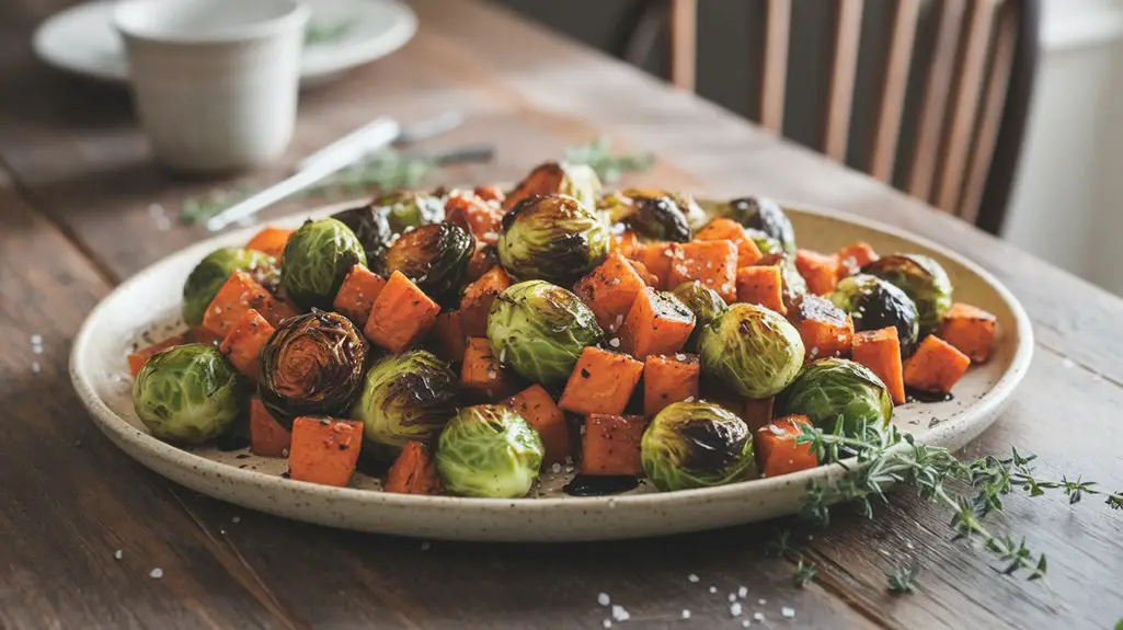 roasted vegetables with sweetness