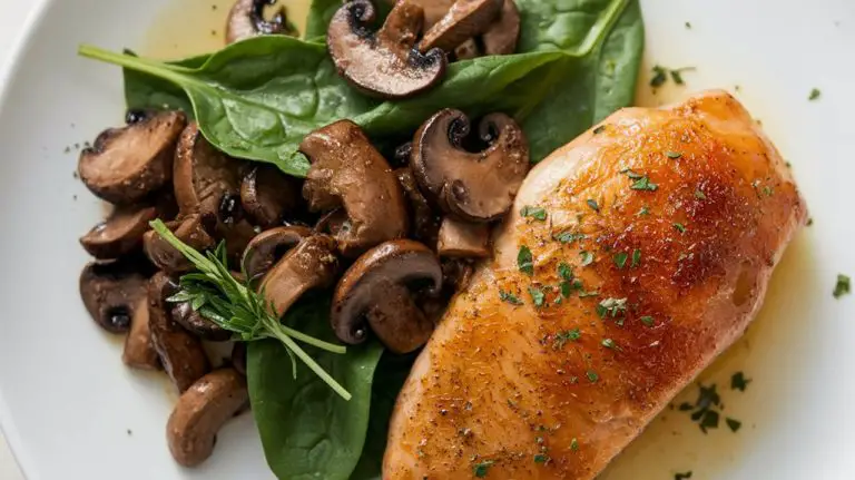 savory chicken mushroom dish