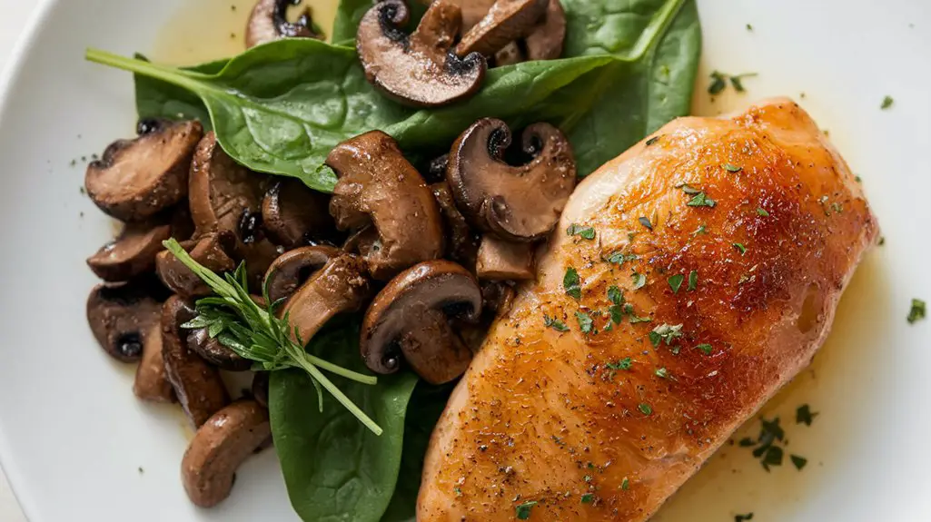 savory chicken mushroom dish