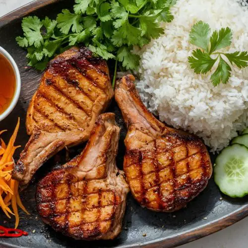 savory grilled pork chops