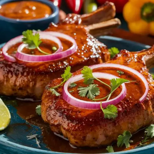 savory mexican pork chops
