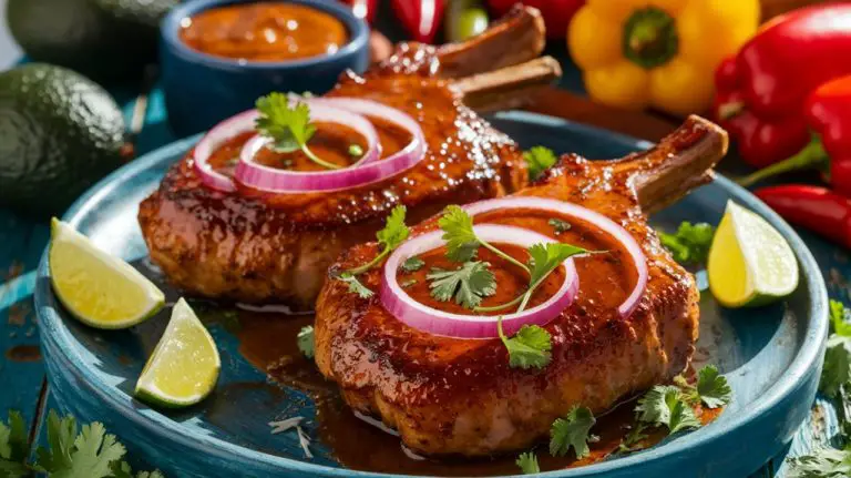 savory mexican pork chops