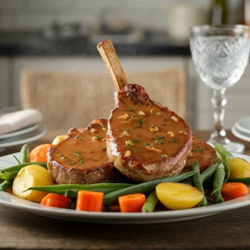 savory pork chops dish
