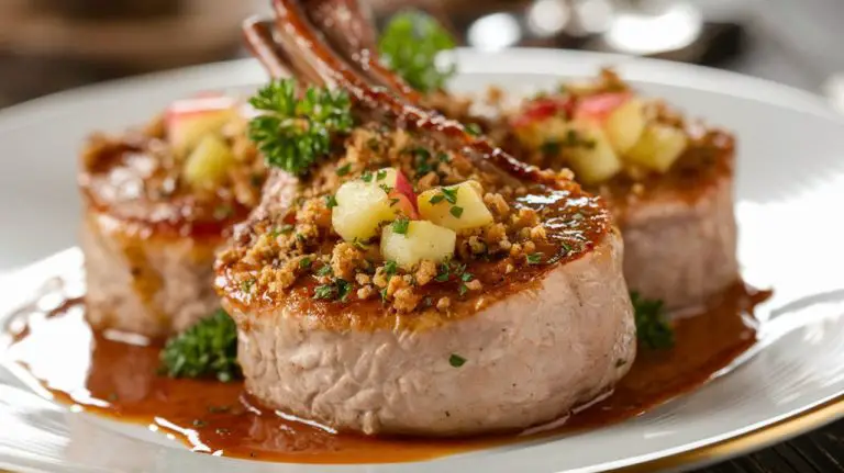 savory stuffed pork chops