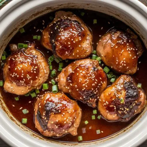 slow cooked honey garlic