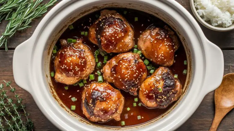 slow cooked honey garlic