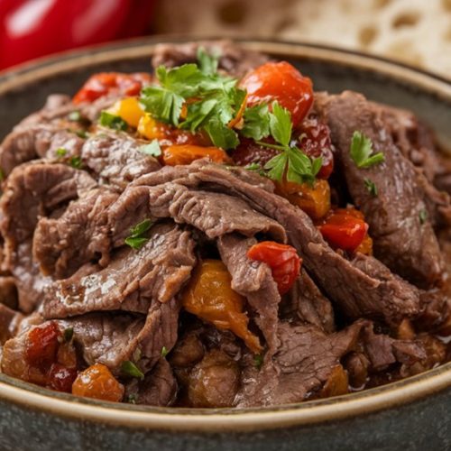 slow cooked italian beef recipe